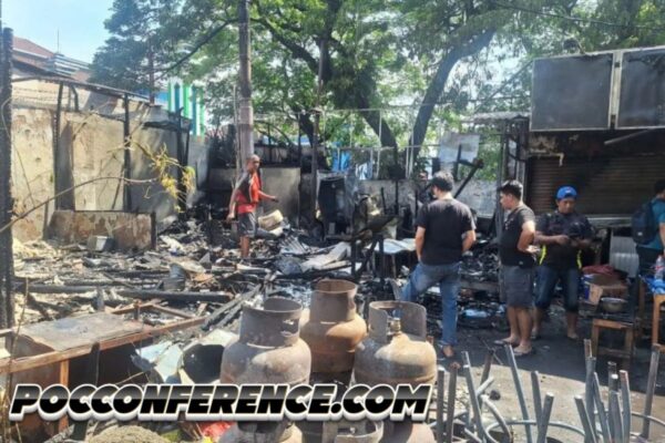 9 kios dan 8 kendaraan terbakar akibat pengeroyokan di Kalibata