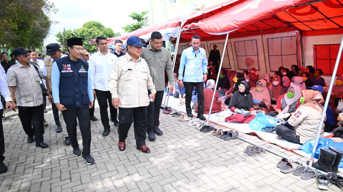 Presiden Prabowo Tinjau Korban Banjir Langkat, Janji Penanganan Terpadu