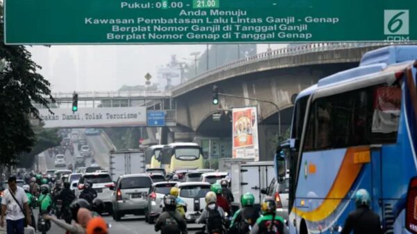 Ganjil Genap Jakarta Ditiadakan Saat Imlek 2026